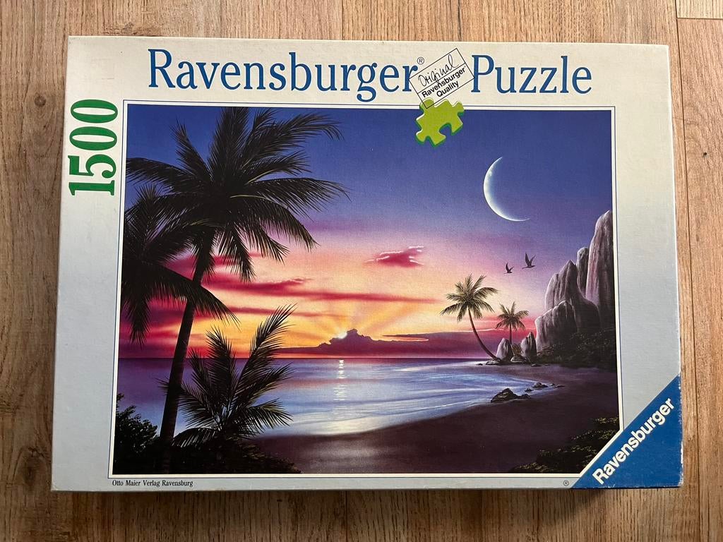 Ravensburger puzzel 1000 stukjes Caribische droom, Ophalen of Verzenden, 500 t/m 1500 stukjes, Zo goed als nieuw