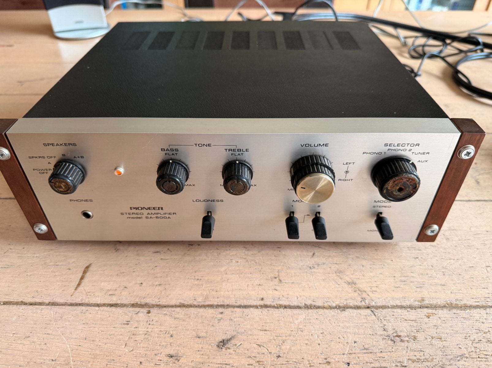 Pioneer sa-500a amplifier zie foto, Ophalen of Verzenden, Zo goed als nieuw, 60 tot 120 watt, Pioneer