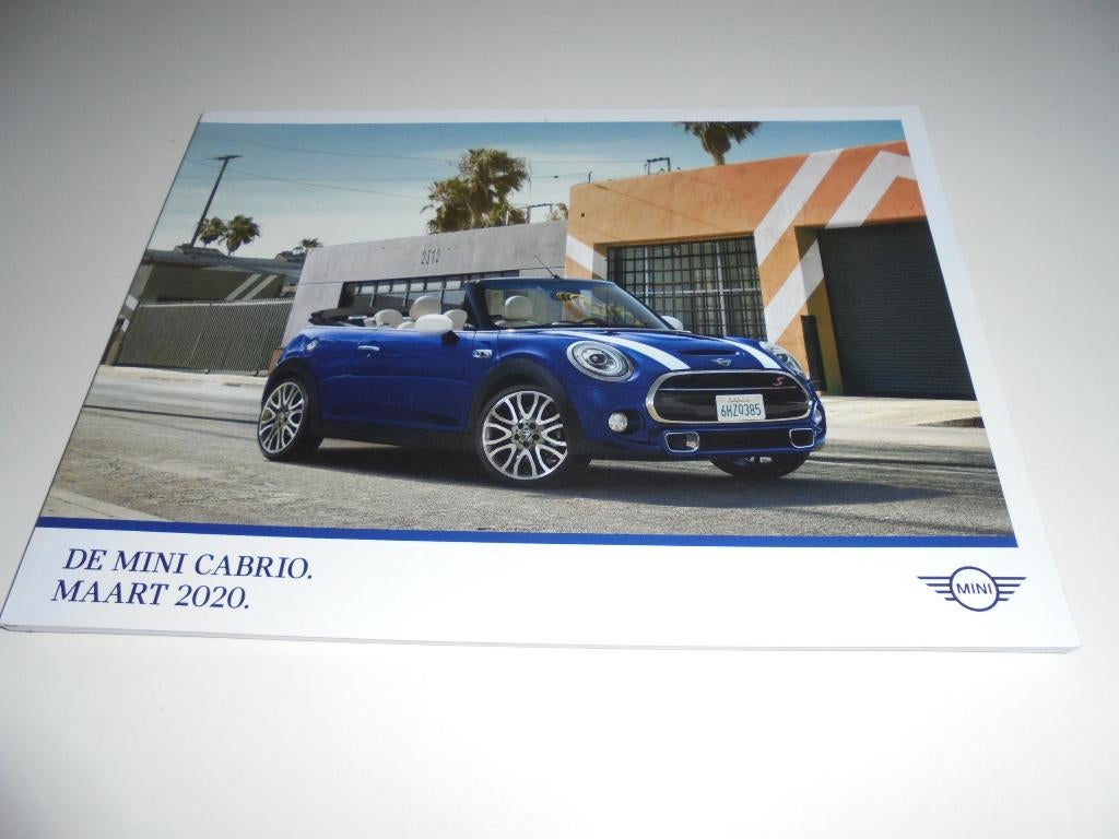 brochure Mini Cabrio  2020, Ophalen of Verzenden, Nieuw, Overige merken