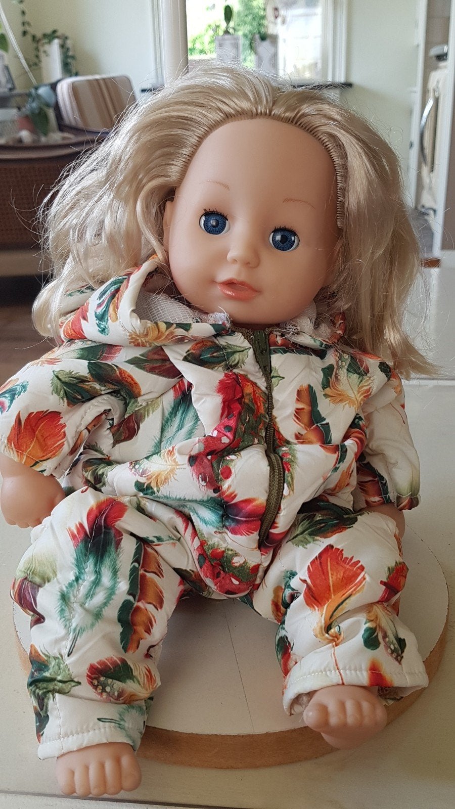 Warme gewateerde pak baby born pop 36/38 cm, Ophalen of Verzenden, Nieuw, Babypop