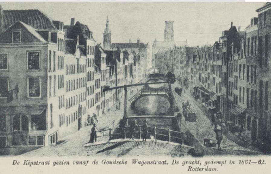 Pentekening Rotterdam, Antiek en Kunst, Ophalen of Verzenden