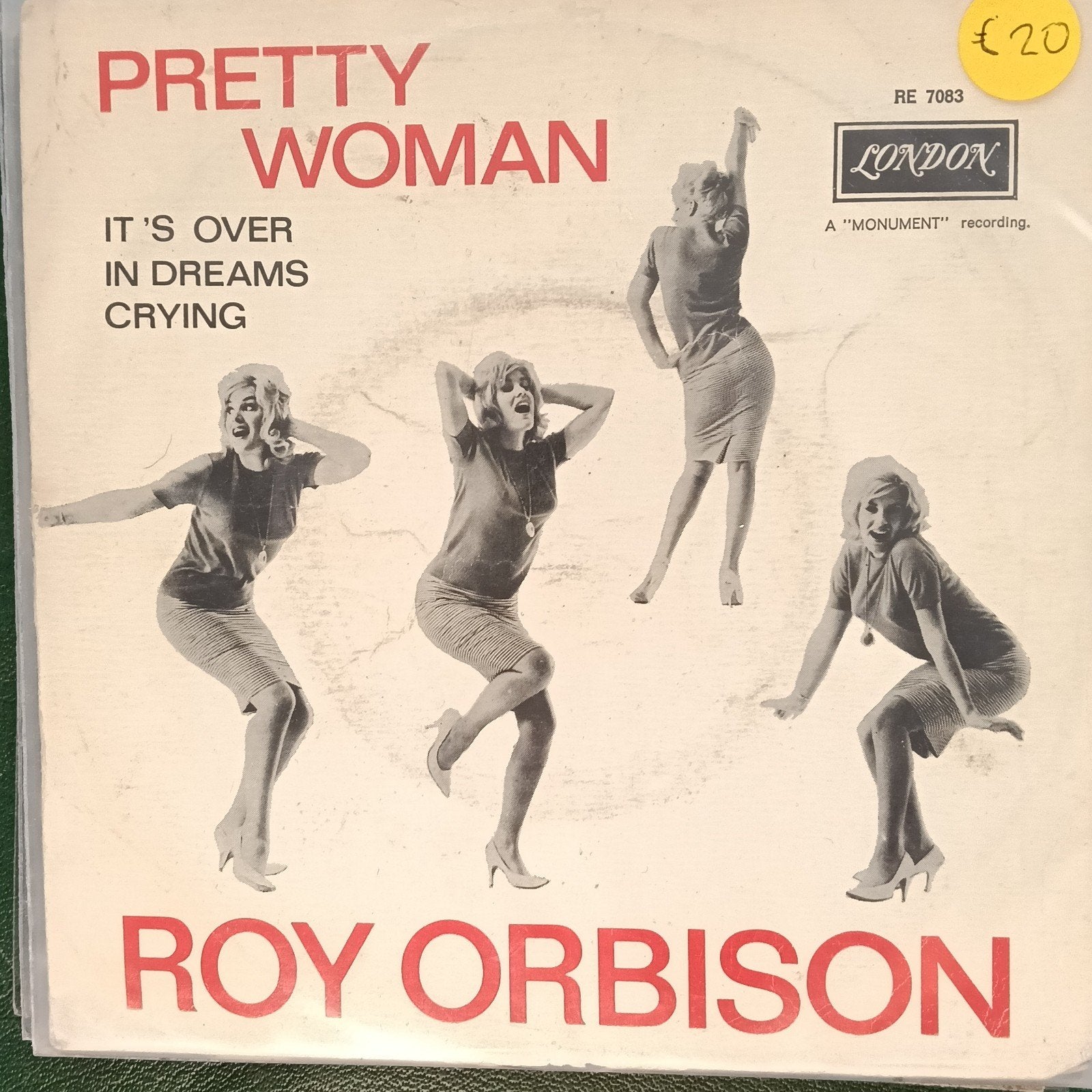 Roy Orbison Pretty Woman, Cd's en Dvd's, Vinyl Singles, Ophalen of Verzenden, Zo goed als nieuw, 7 inch, Pop