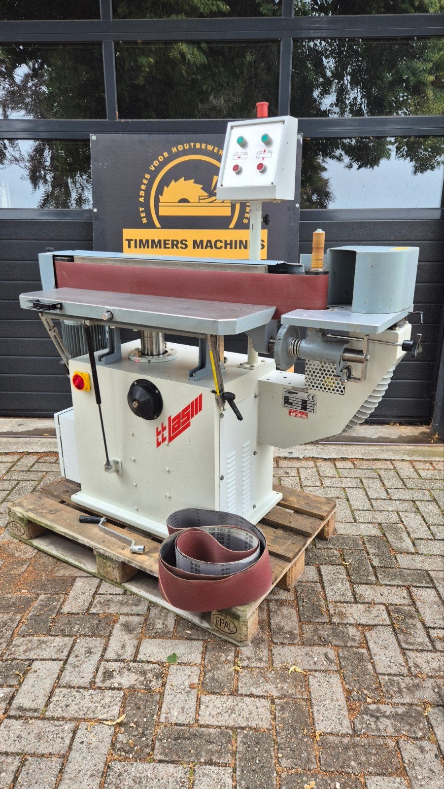 Volpato schuurmachine kantenschuurmachine oscilerend lasm 15, Ophalen of Verzenden, 1200 watt of meer, Bandschuurmachine