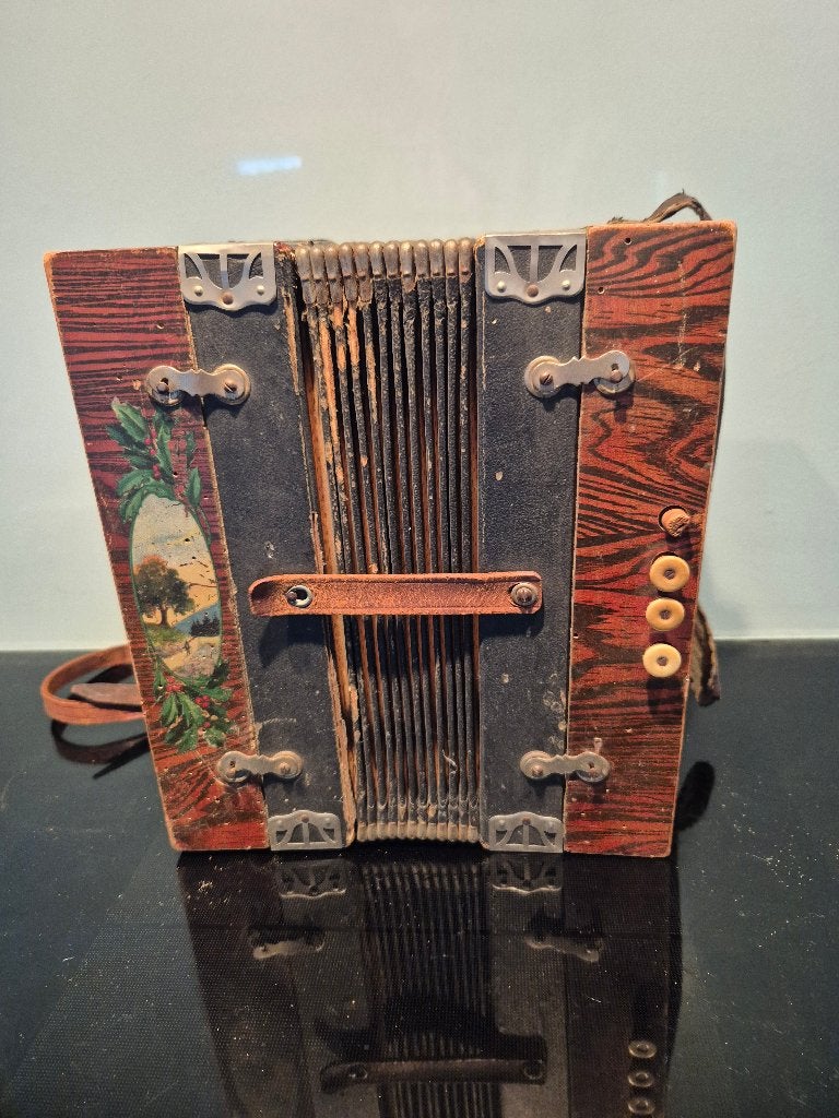 oude accordeon, Muziek en Instrumenten, Overige merken, Gebruikt, Overige formaten, Ophalen of Verzenden