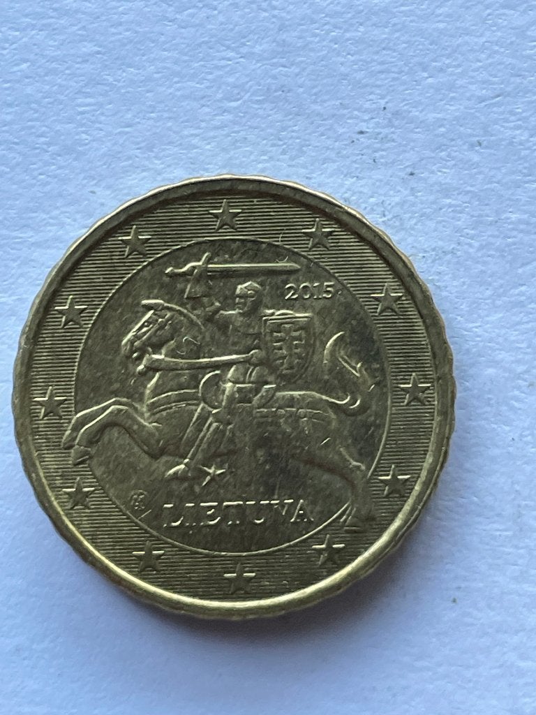 Litouwen munt 10 cent 2015., Ophalen of Verzenden, Overige landen, Losse munt