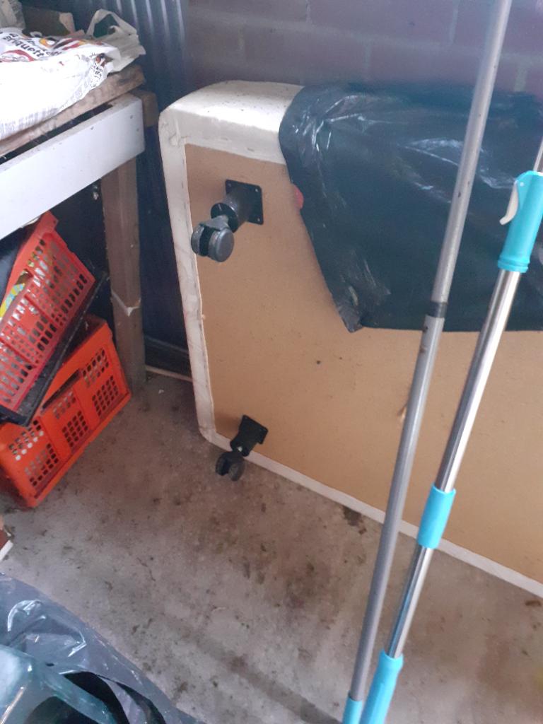 Gratis boxspring zonder matras, Ophalen, Gebruikt, Eenpersoons, 80 cm