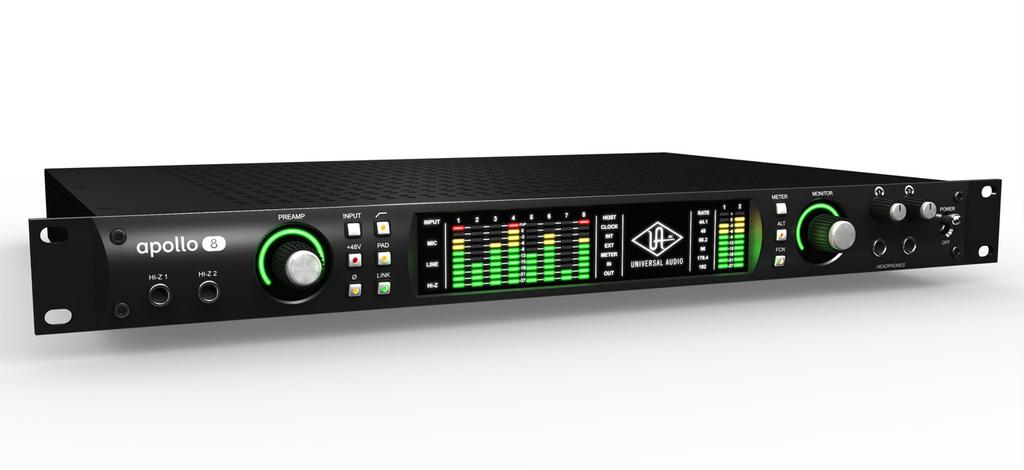 UAD Apollo 8 Thunderbolt audio interface met UAD-2 QUAD DSP, Ophalen of Verzenden, Zo goed als nieuw, Audio