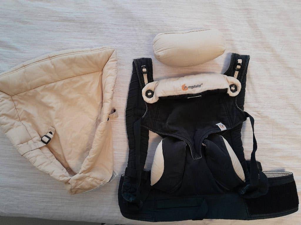 Ergobaby Draagzak met Baby Inzetstuk & Kussen, Ophalen, Gebruikt, Draagzak, Overige merken
