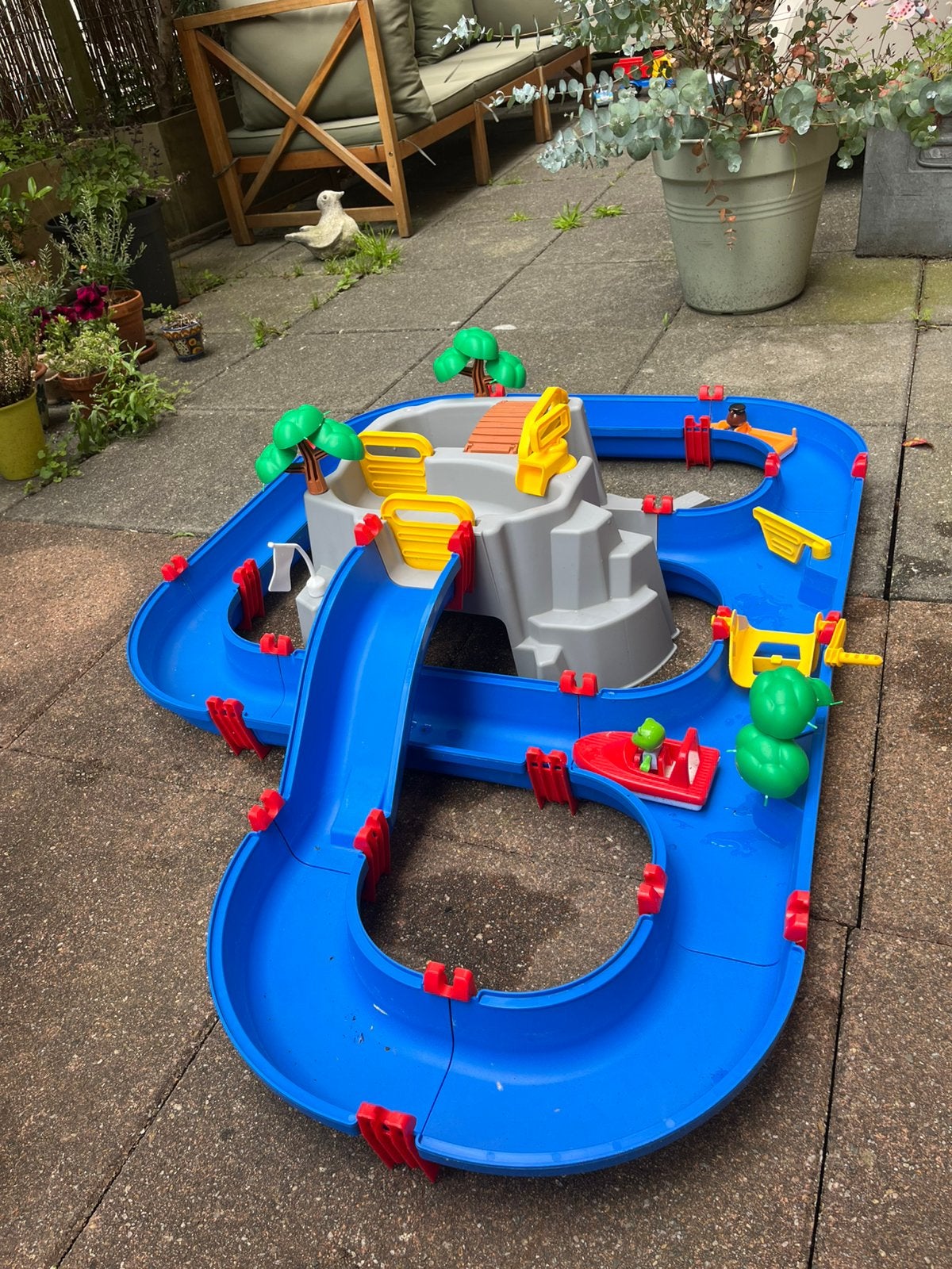 Waterbaan aquaplay 126x 88 cm, Kinderen en Baby's, Speelgoed | Buiten | Los speelgoed, Ophalen of Verzenden, Gebruikt