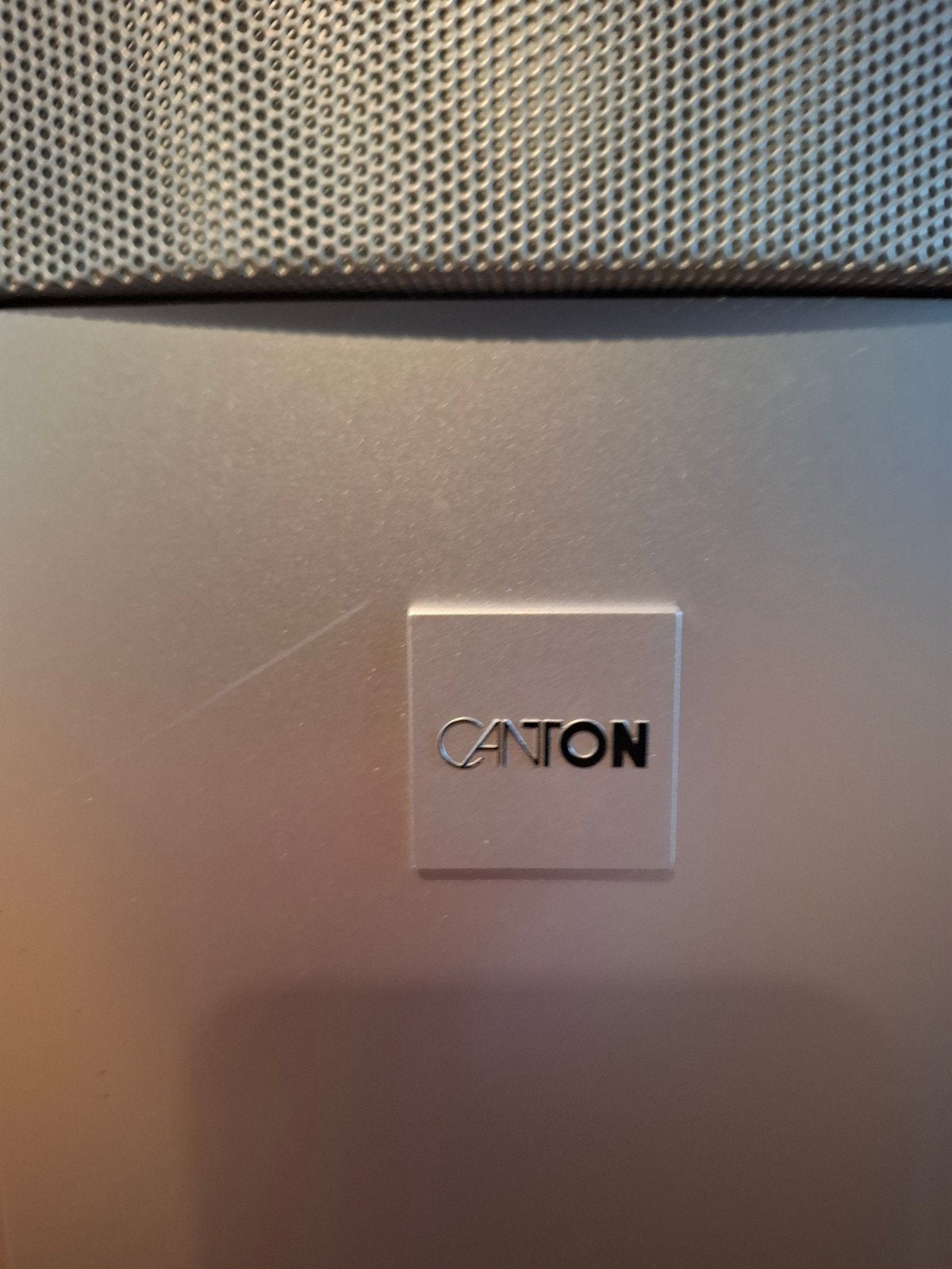 Canton LE 207 Vloerstaande Luidsprekers - Zilver, Vloerstaande luidspreker, Gebruikt, 60 tot 120 watt, Ophalen