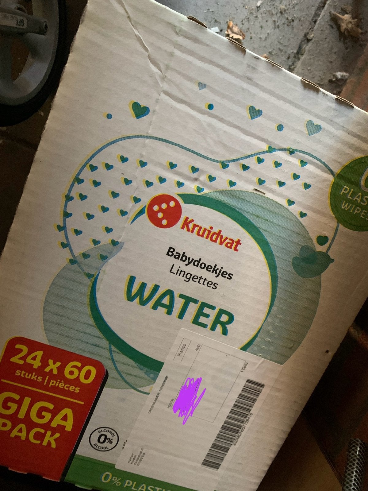 Kruidvat Water Babydoekjes (24x60 stuks), Kinderen en Baby's, Ophalen, Nieuw