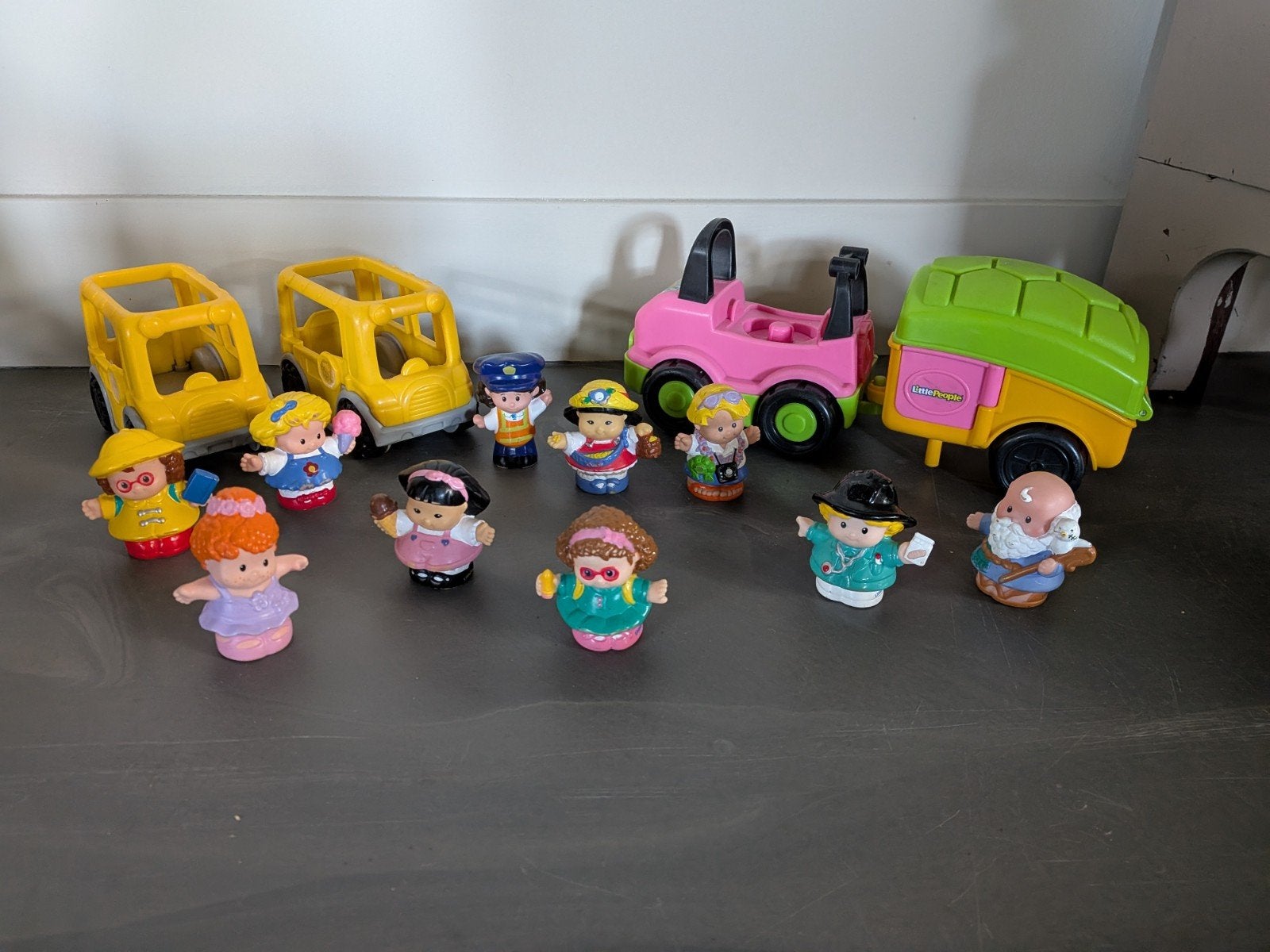 Super leuke Fisher-Price Little People Speelset, Ophalen of Verzenden, Gebruikt, Overige typen, Met wieltjes