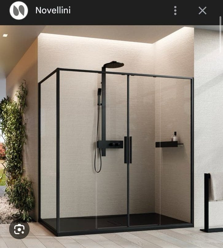 Douchewand 2 meter mat wit, Huis en Inrichting, Ophalen, Nieuw