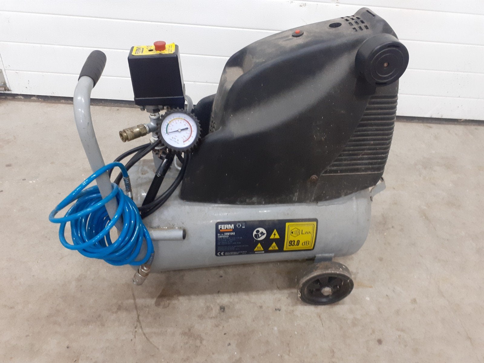 Ferm compressor, Minder dan 25 liter, Ophalen, Minder dan 200 liter/min