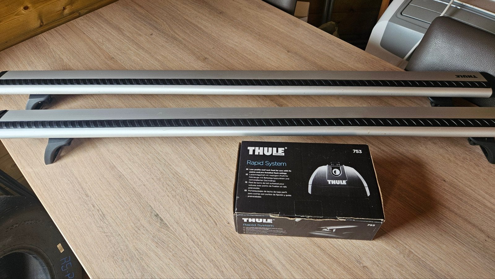 Thule wingbar dakdragers Ford Focus station 2008, Auto diversen, Dakdragers, Ophalen, Zo goed als nieuw