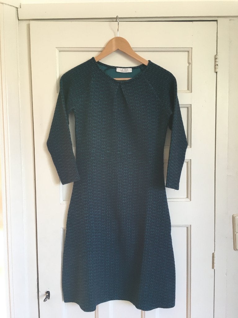 Blauwe jurk maat S merk Le Pep, Maat 38/40 (M), Le Pep, Blauw, Ophalen of Verzenden