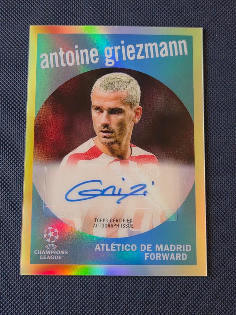 Topps Chrome 2023 Auto Antoine Griezmann Atletico Madrid, Verzamelen, Ophalen of Verzenden, Nieuw, Buitenlandse clubs, Poster, Plaatje of Sticker