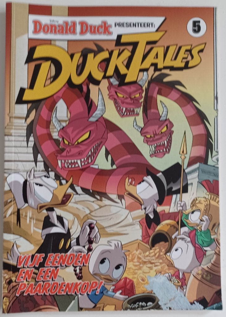 donald duck ducktales 5 eenden en een paardenkop 5, Gelezen, Ophalen of Verzenden, Walt Disney, Eén stripboek