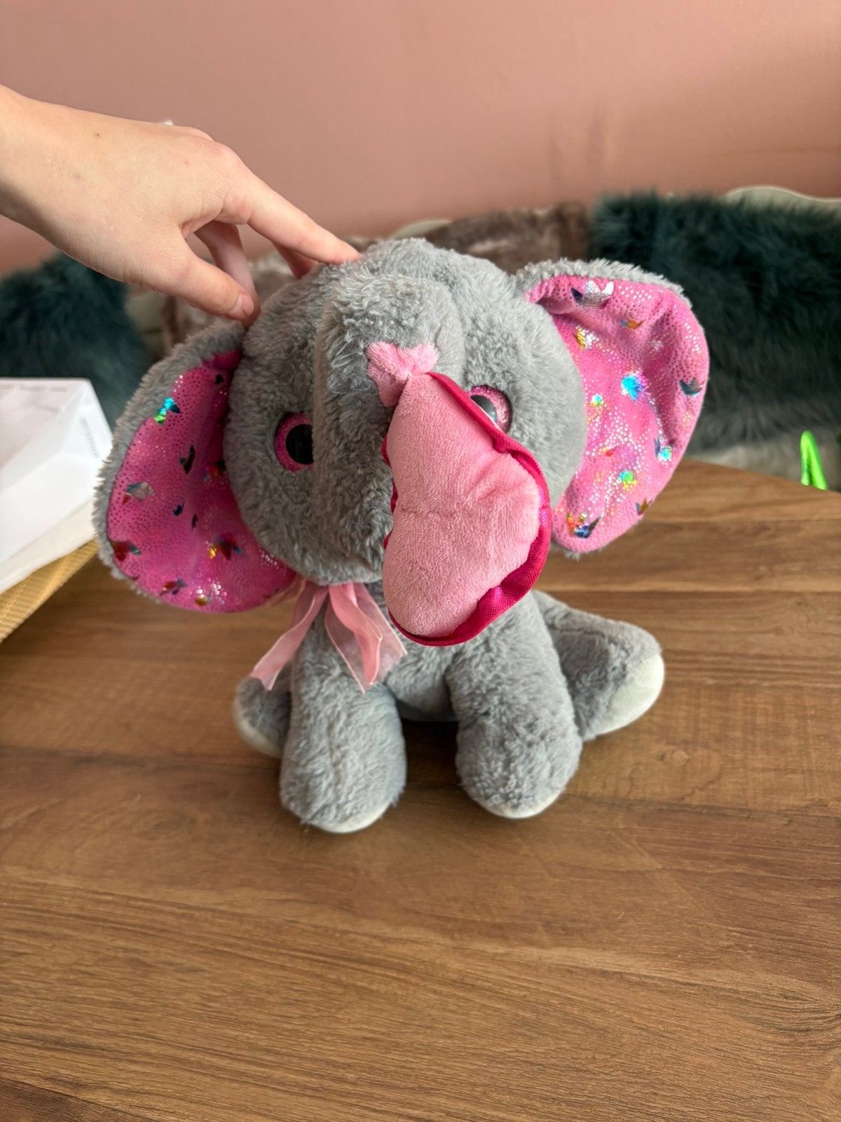 Olifant knuffel, Ophalen of Verzenden, Gebruikt, Olifant