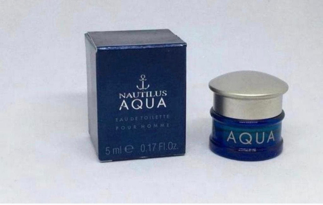 Parfum miniatuur Nautilus Aqua 5 ml eau de toilette homme, Verzenden, Nieuw, Miniatuur, Gevuld