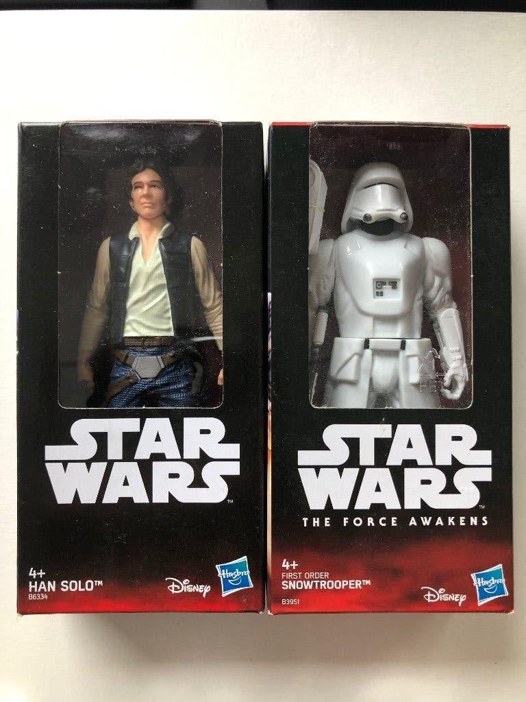Star Wars set van 2 Han Solo + Snowtrooper., Verzenden, Nieuw, Actiefiguurtje
