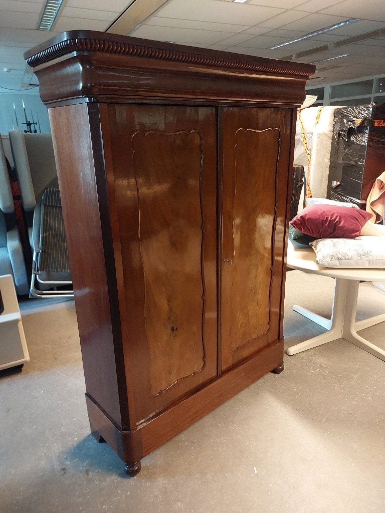 antieke Biedermeier linnenkast ( 501185), Antiek en Kunst, Ophalen