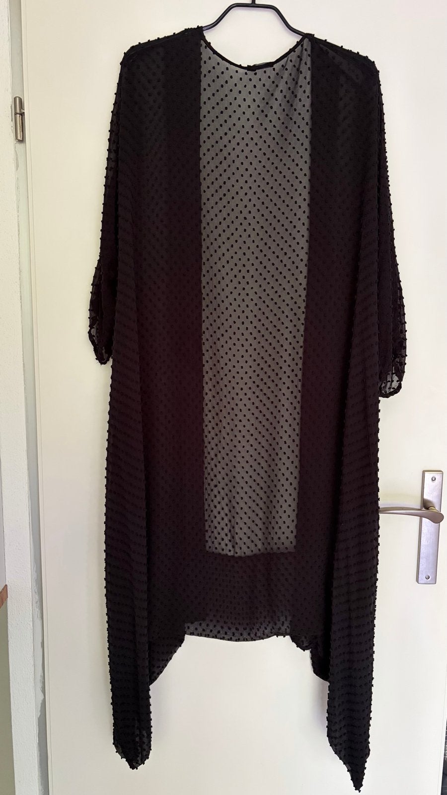 Grizas zwart dun flamboyant vest - Maat L, Ophalen of Verzenden, Zo goed als nieuw, Maat 42/44 (L), Zwart