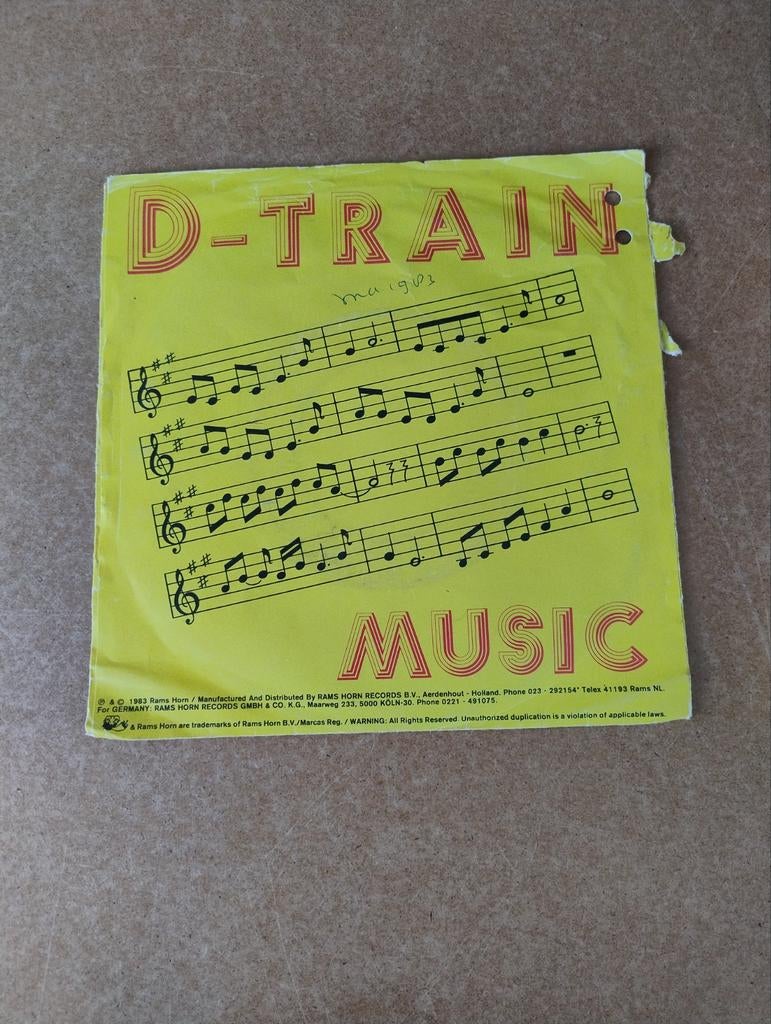 D-Train - Music (Vintage Vinyl Single), Gebruikt, Originele persing, Dance, Ophalen of Verzenden
