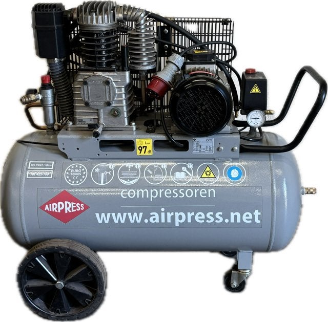 Airpress compressor, 100 liter of meer, Ophalen, Zo goed als nieuw, 200 tot 400 liter/min