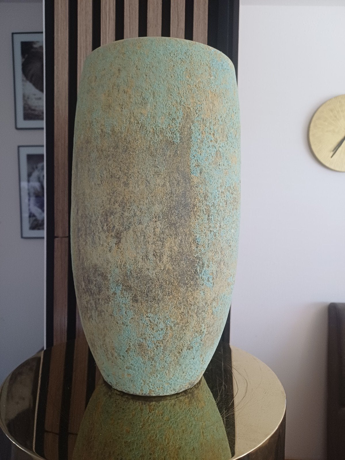 Decoratieve vaas/pot met unieke textuur, Antiek en Kunst, Ophalen of Verzenden