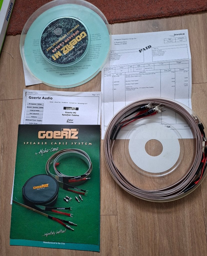 Goertz Luidsprekerkabel, Ophalen, Zo goed als nieuw, 2 tot 5 meter, Luidsprekerkabel