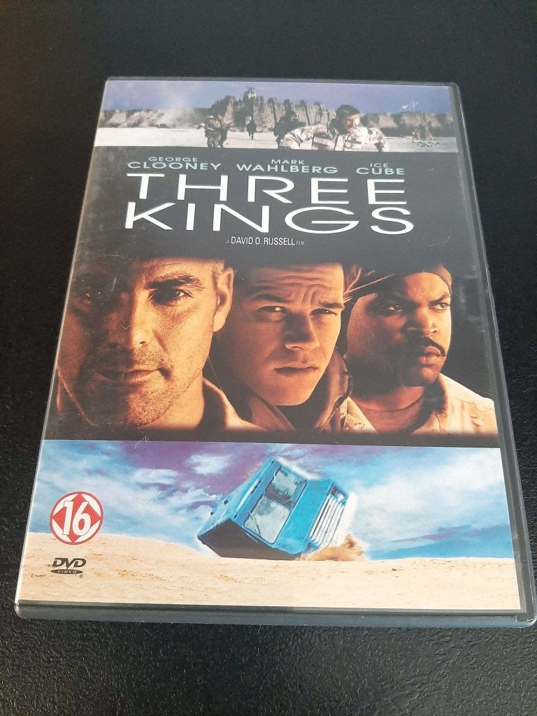 Three kings, George Clooney, Mark Wahlberg, Ice Cube!, Vanaf 16 jaar, Ophalen of Verzenden, Gebruikt, Oorlog