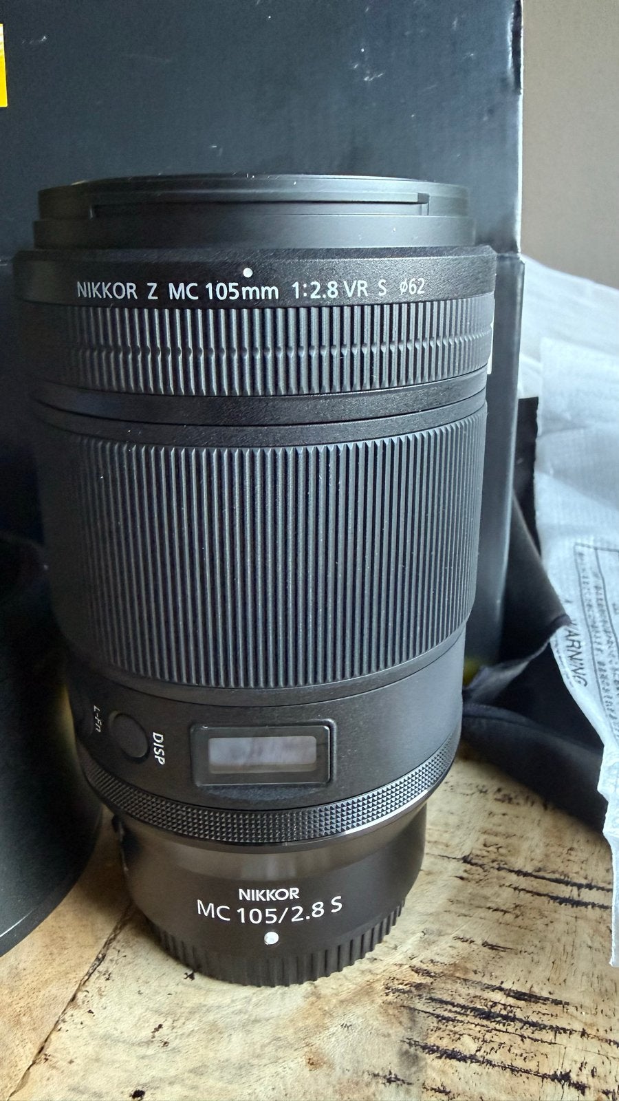 Nikon Nikkor Z MC 105mm f/2.8 VR S Macro Lens, Audio, Tv en Foto, Fotografie | Lenzen en Objectieven, Ophalen, Autofocus, Nikon Z-mount
