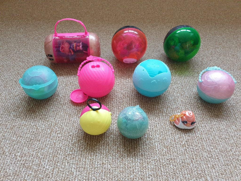 LOL Surprise ballen, 9 stuks + los poppetje, Ophalen of Verzenden, Zo goed als nieuw, Overige typen