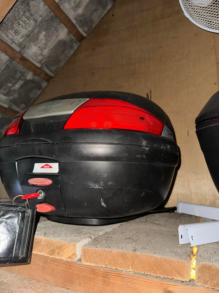 Piaggio Zip Koffer met Beugel en 2 Sleutels, Ophalen, Gebruikt