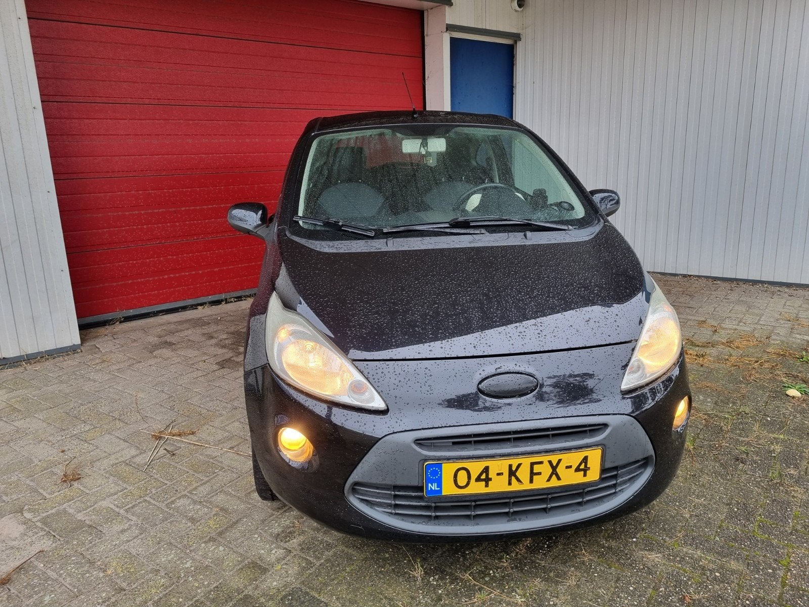 Ford Ka 1.2 51KW 2009 Zwart Airco ijskoud Nette Auto..!!, Voorwielaandrijving, 1242 cc, 4 cilinders, 4 stoelen