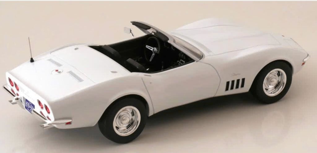 Chevrolet Corvette CABRIO 1969 Wit 1/18 NOREV ref. 189038, Verzenden, Nieuw, Auto, Norev