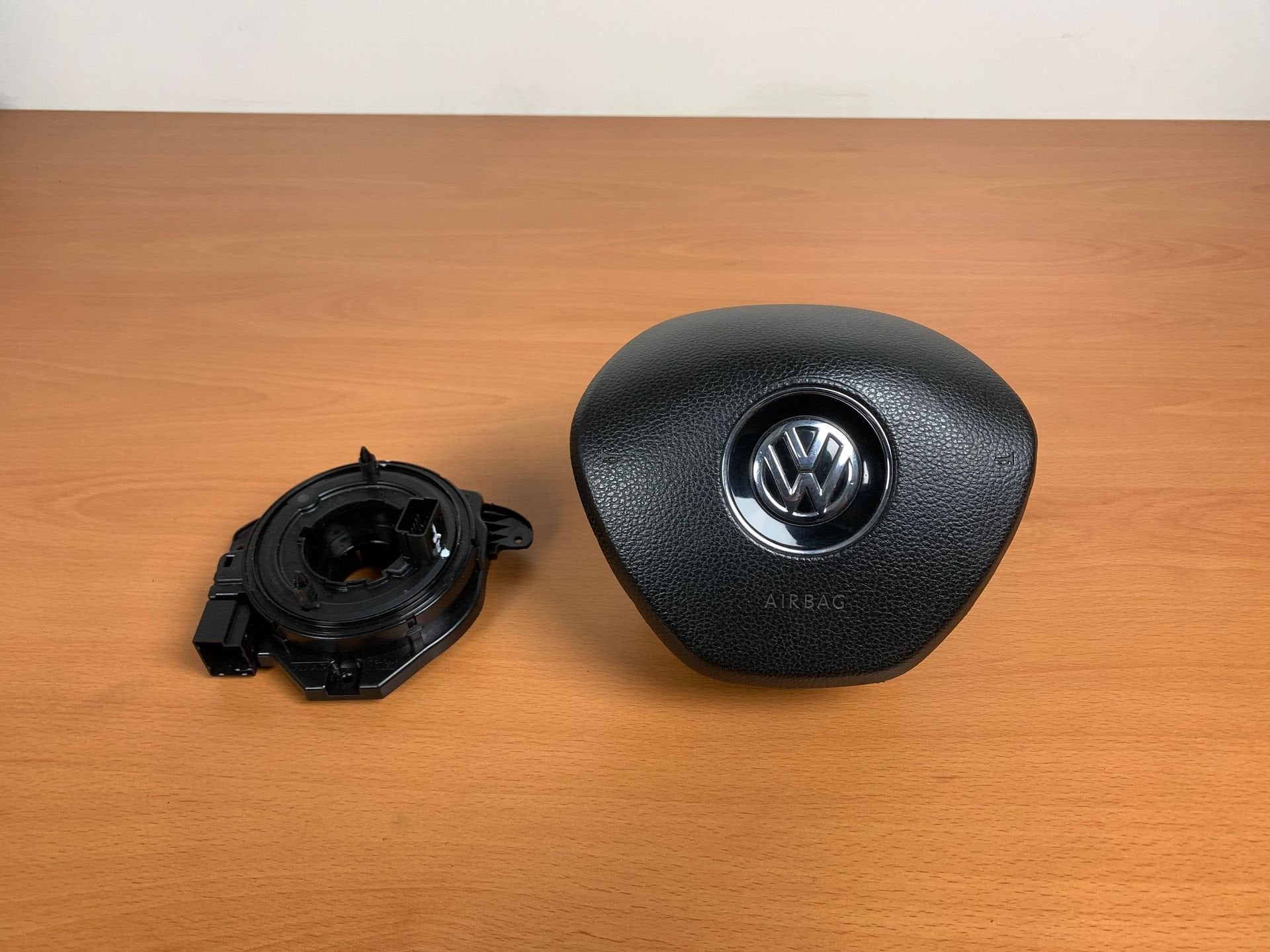 airbag + airbagring vw polo 6R 6C 2014 tot 2017 6C0880201, Gebruikt, -, Volkswagen, -