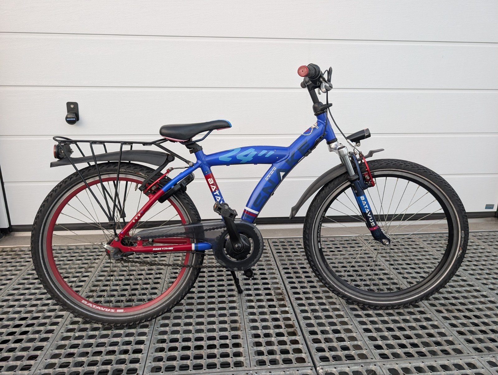 Batavus snake 24 inch met 3 versnellingen en led verlichting, Ophalen, 24 inch, Versnellingen, Batavus