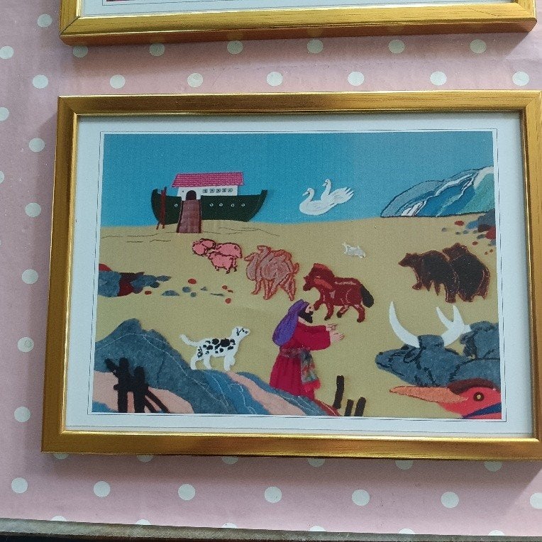 Schilderijen Ark van Noach, Antiek en Kunst, Ophalen of Verzenden