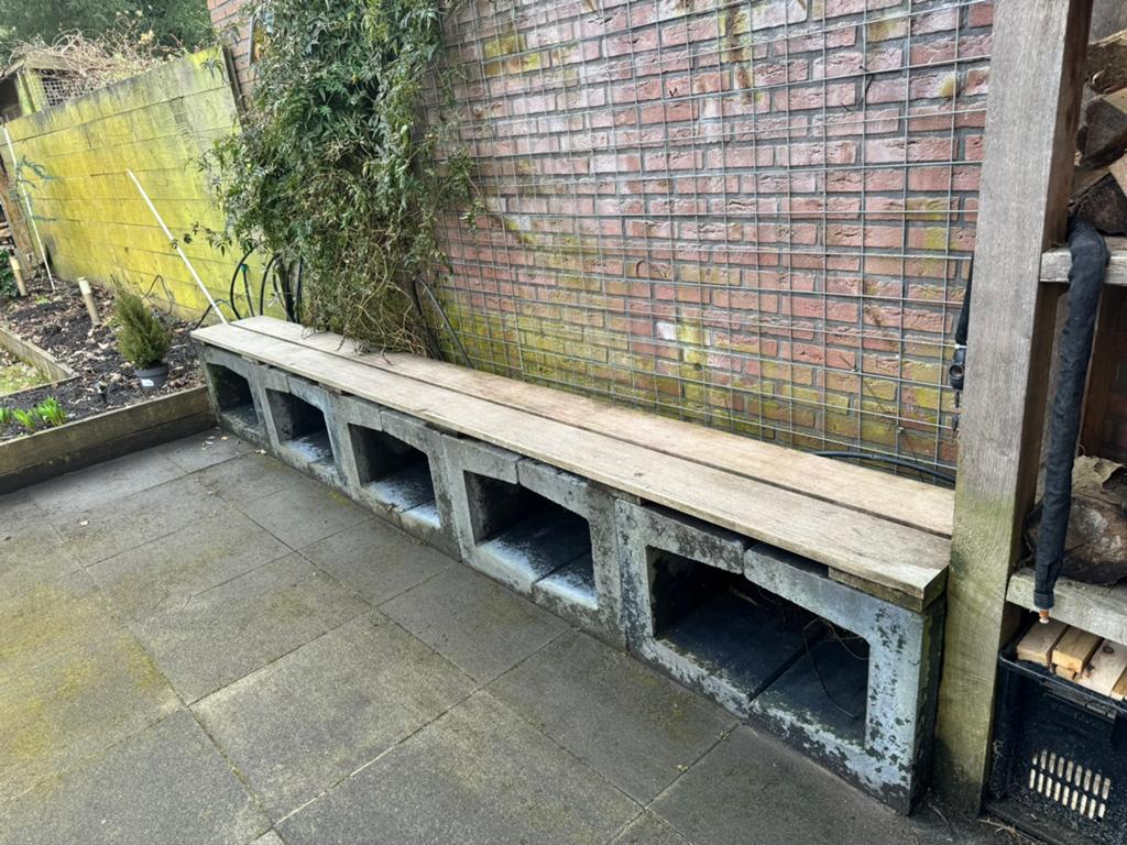 U elementen beton, 8 stuks, €80-, Tuin en Terras, Ophalen, Zo goed als nieuw, Overige typen