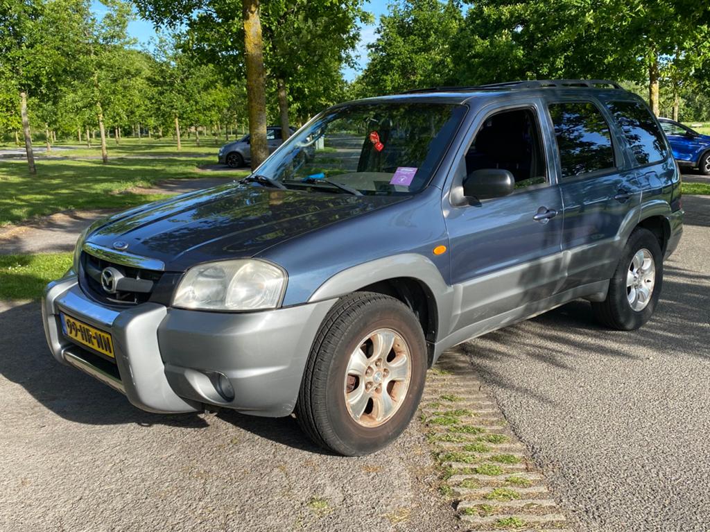 Mazda Tribute 3.0 V6 Touring AUT 4WD 2001 Blauw, Auto's, Mazda, Automaat, 1490 kg, Blauw, Particulier