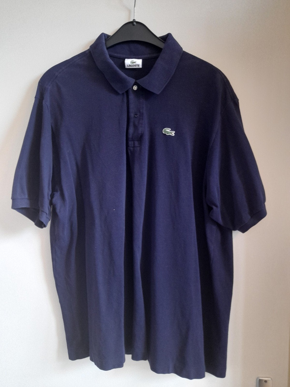 Lacoste Polo Shirt - Donkerblauw - Maat 8 (XL), Blauw, Lacoste, Maat 56/58 (XL), Ophalen of Verzenden