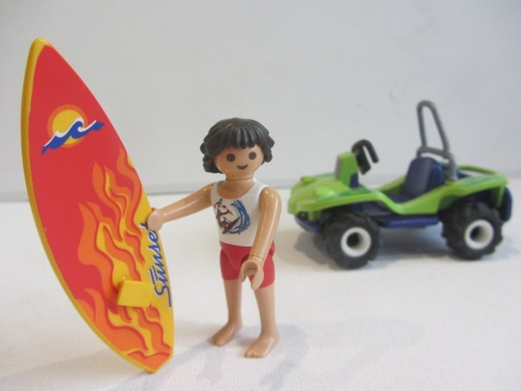 PLAYMOBIL Surfer met strandbuggy - 6982, Ophalen, Gebruikt, Losse onderdelen