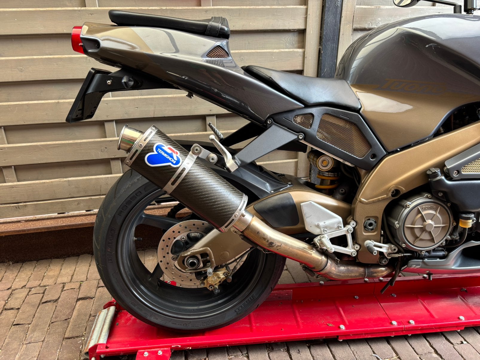 Termignoni Race Demper Aprilia Tuono, Ophalen of Verzenden