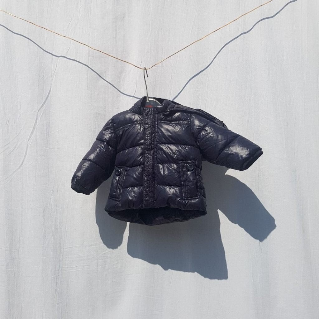 Stoere jongens winterjas Mt 68. Merk Zara Baby, Kinderen en Baby's, Babykleding | Maat 68, Meisje, ., Ophalen of Verzenden, Zo goed als nieuw