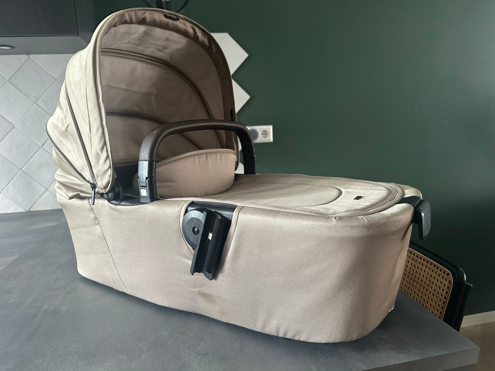Joolz Aer 1 reiswieg Taupe, Gebruikt, Met reiswieg, Ophalen, Kinderwagen