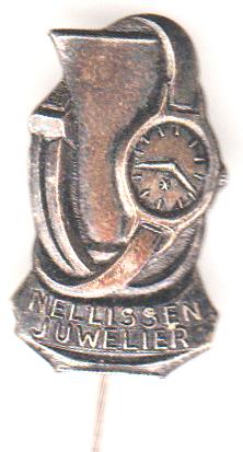 Horloge/ juwelier Nelissen robuust vintage speld, Verzenden, Zo goed als nieuw, Merk