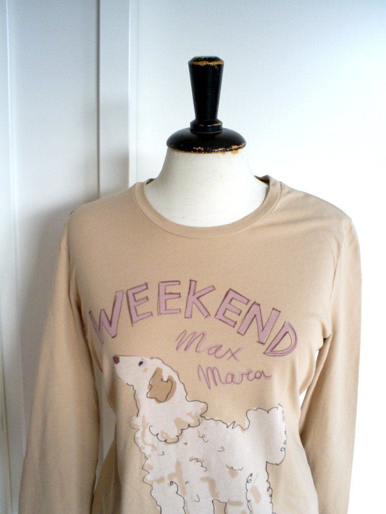 MAX MARA camel kleurige top maat M, Maat 38/40 (M), Bruin, Verzenden, Max Mara