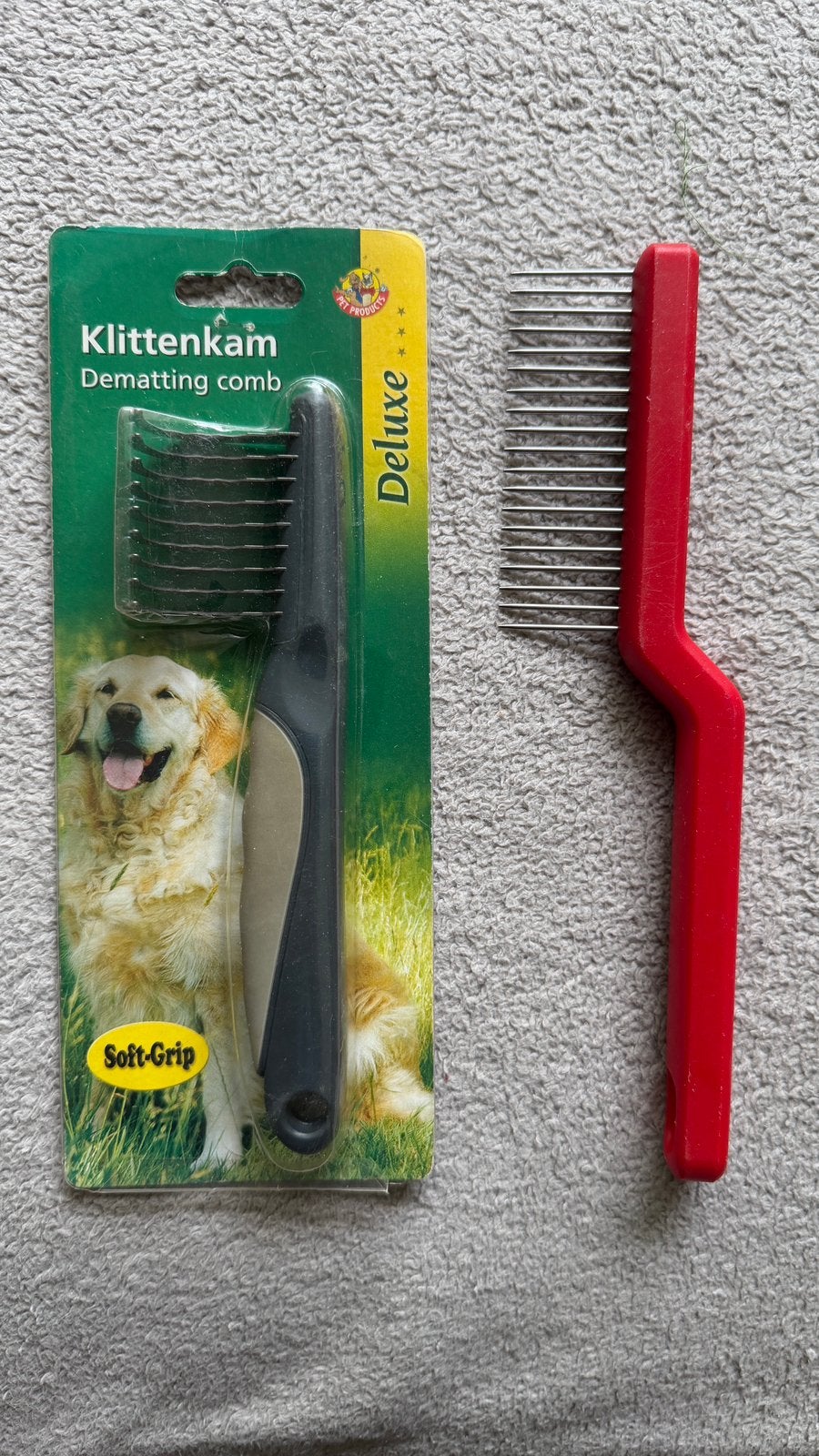 2x klittenkam hond, Ophalen, Zo goed als nieuw